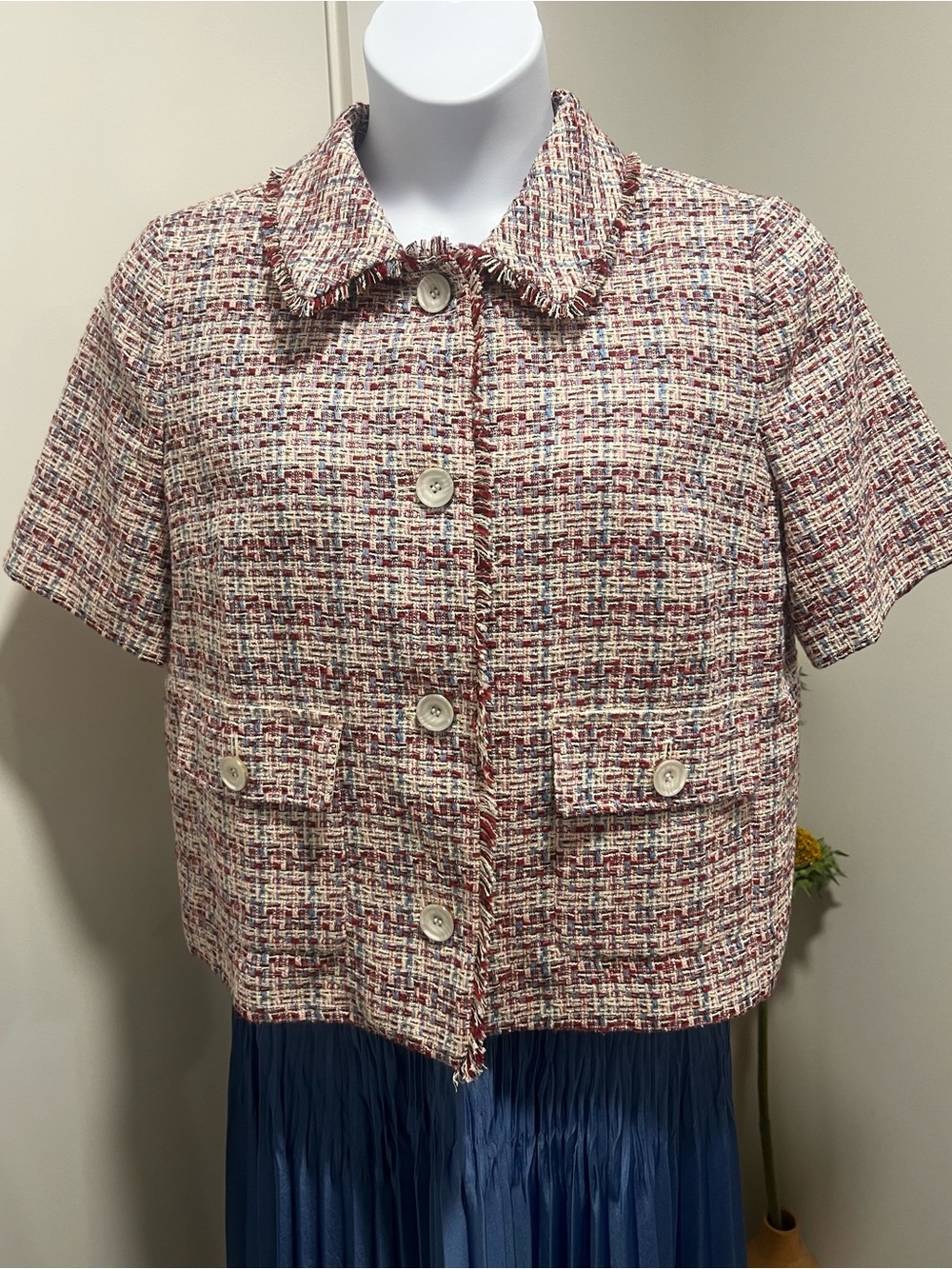 Talbots Riviera Tweed Jacket - Picture 3 of 9